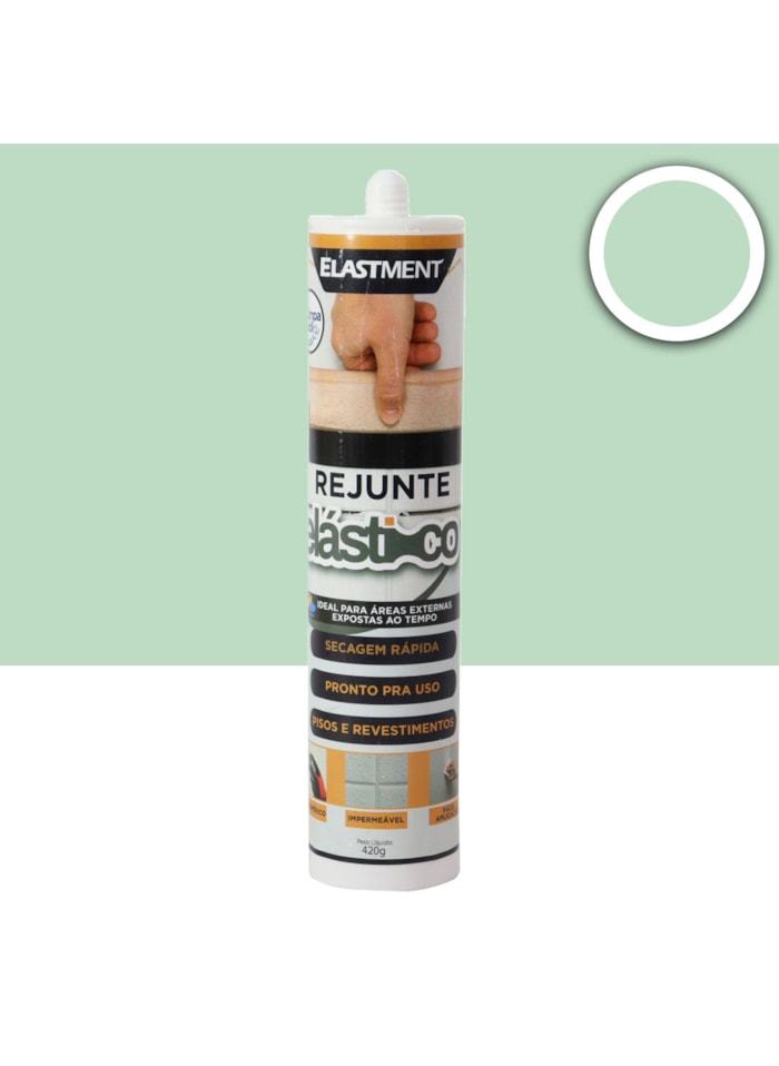 Rejunte Elástico Elastment 420G Verde Água