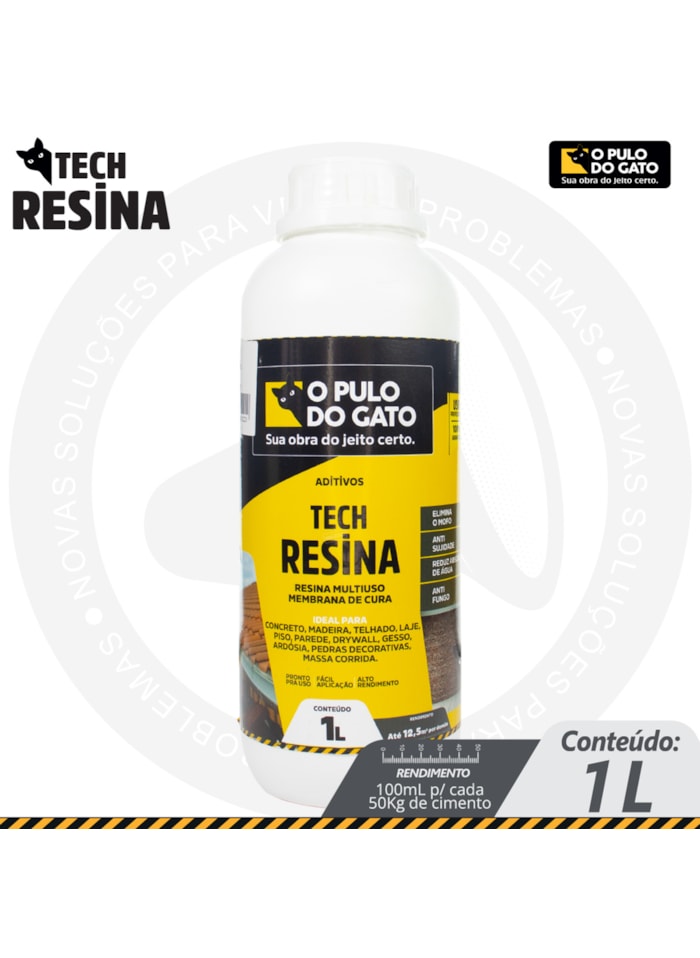 Resina Multiuso Tech Resina 1L - Pulo do Gato