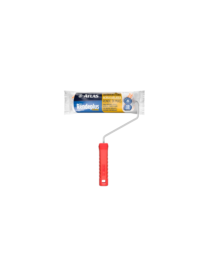 Rolo de Pintura Lã Sintética 15cm Atlas