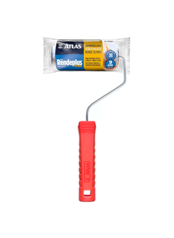 Rolo de Pintura Microfibra 9CM Atlas