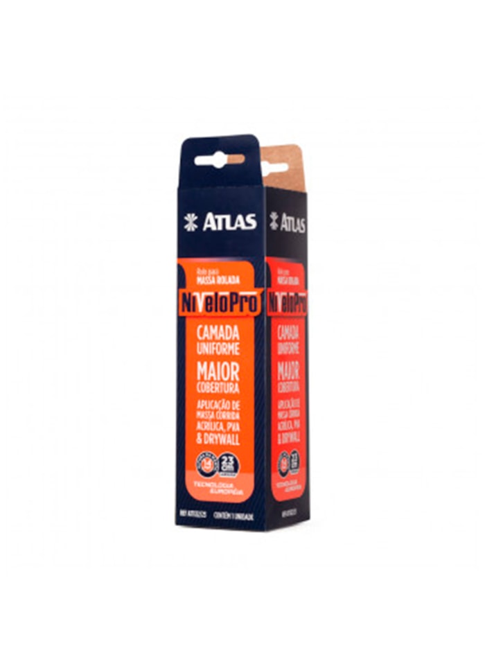 Rolo para Massa Nivelopro 23cm Atlas