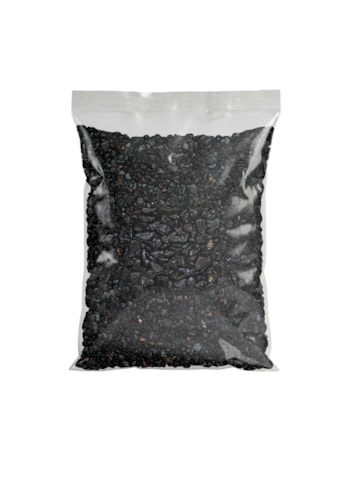 Saco de Pedras Hold Stone Garden Seixo Para Jardim Gema Negra 25KG