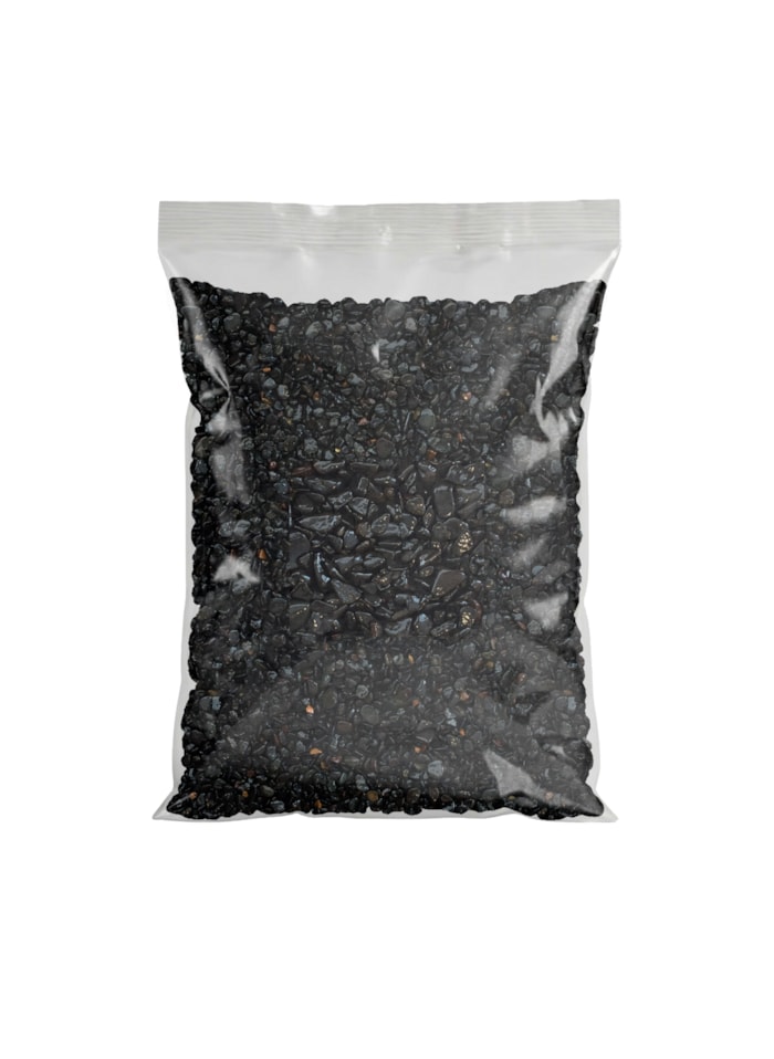 Saco de Pedras Hold Stone Garden Seixo Para Jardim Gema Negra 25KG