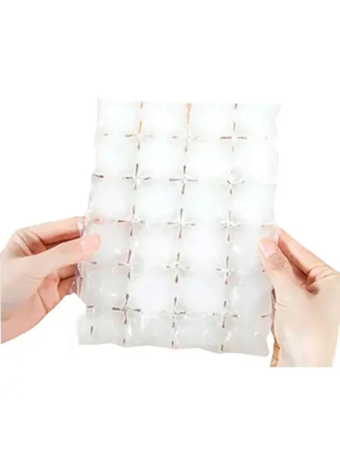 Saco para Gelo Bompack Descartável - 1 Caixa c/ 8 sacos de 192 cubos