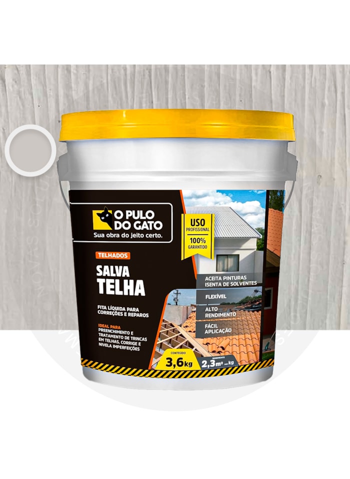 Salva Telha 3,6KG Branco - Pulo do Gato