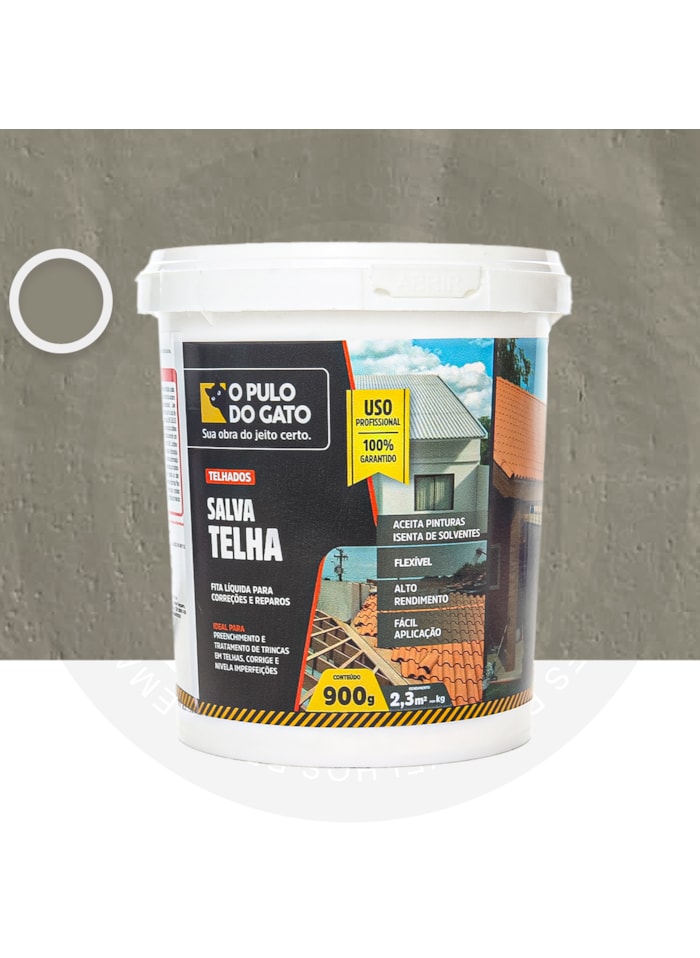 Salva Telha 900G Cinza - Pulo do Gato