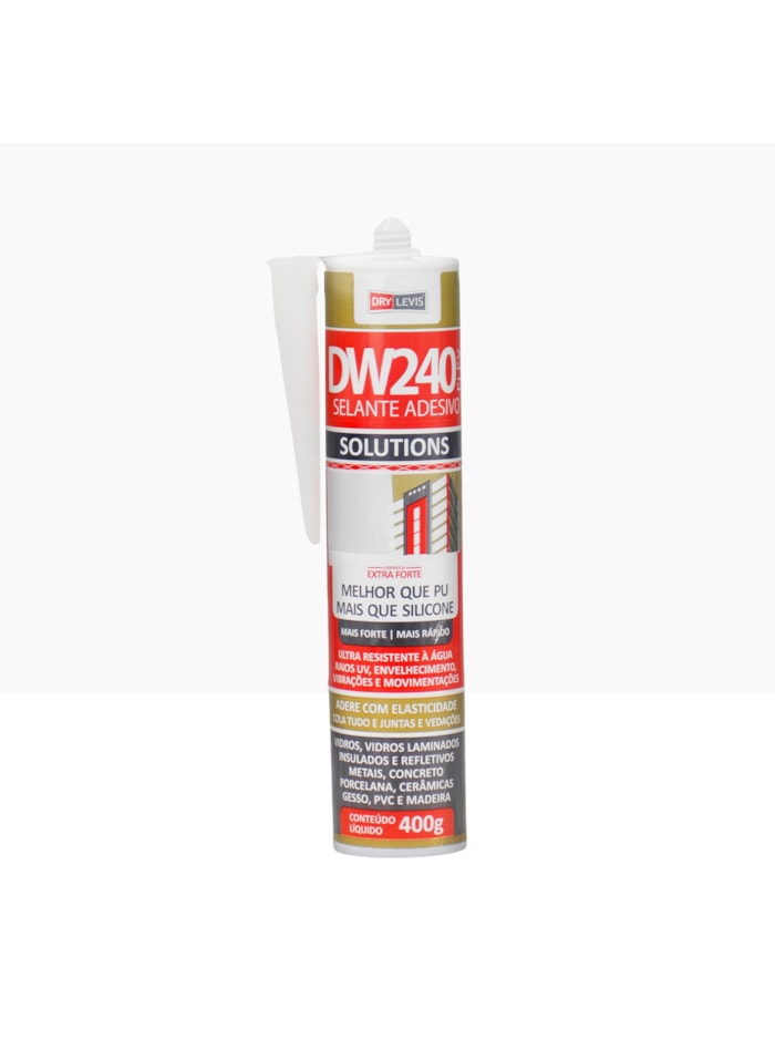 Selante para Juntas Cimentícias DW240 Flex 400g Branco