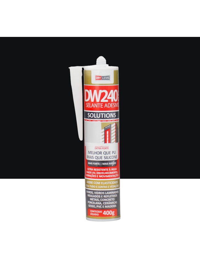 Selante para Juntas Cimentícias DW240 Flex 400G - Preto