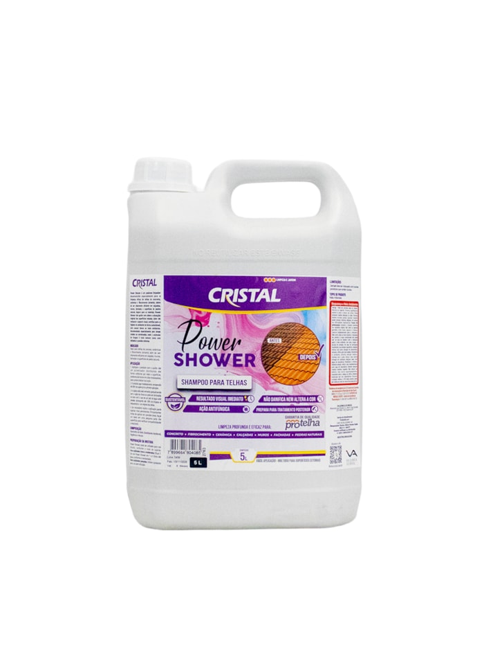 Shampoo para Telhas Power Shower 5L Cristal