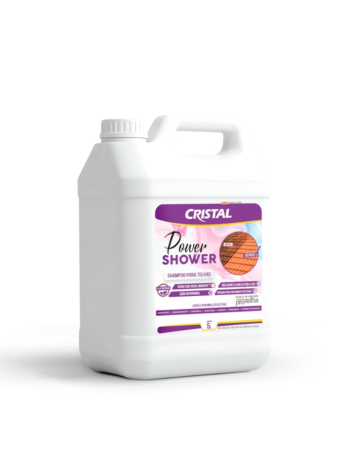 Shampoo para Telhas Power Shower 5L Cristal
