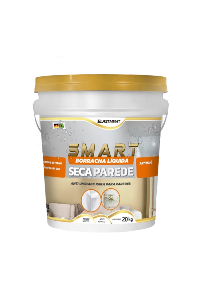 Smart Borracha Líquida Seca Parede 20KG Branco
