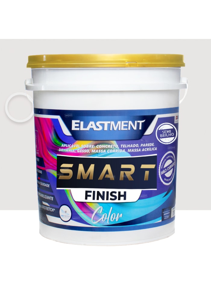 Smart Color Finish, 18L Areia Semi-Brilho - Alta Cobertura e Flexibilidade, Permeável ao vapor