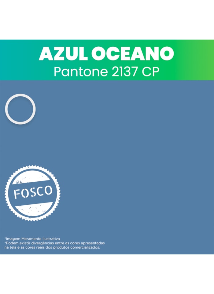 Smart Color Finish, 18L Azul Oceano Fosco - Alta Flexibilidade, Baixo VOC, Uso Interno e Externo