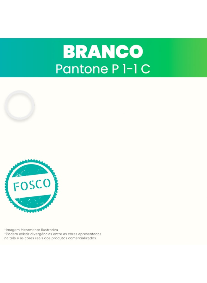Smart Color Finish, 18L Branco Fosco - Alta Flexibilidade, Baixo VOC, Uso Interno e Externo
