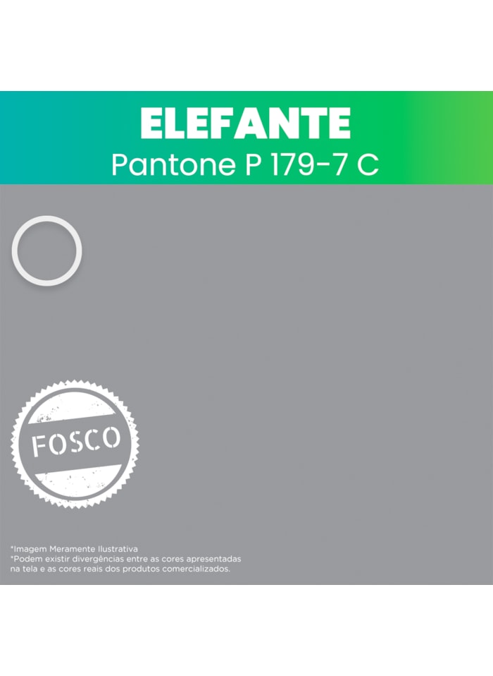 Smart Color Finish, 18L Elefante Fosco - Alta Flexibilidade, Baixo VOC, Uso Interno e Externo