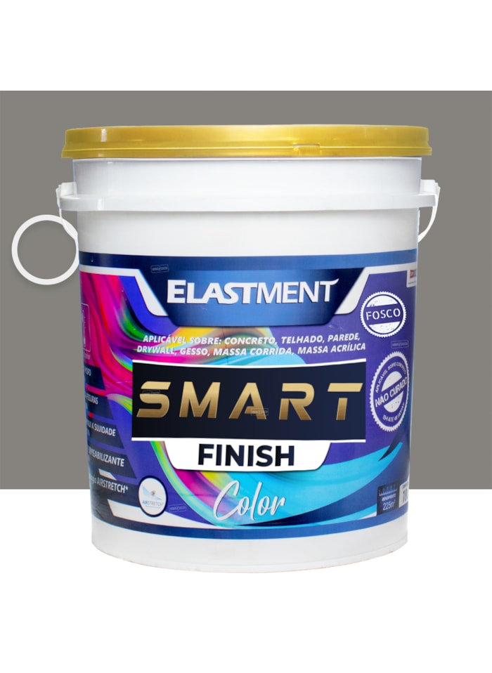 Smart Color Finish, 18L Fendi Fosco - Alta Flexibilidade, Baixo VOC, Uso Interno e Externo