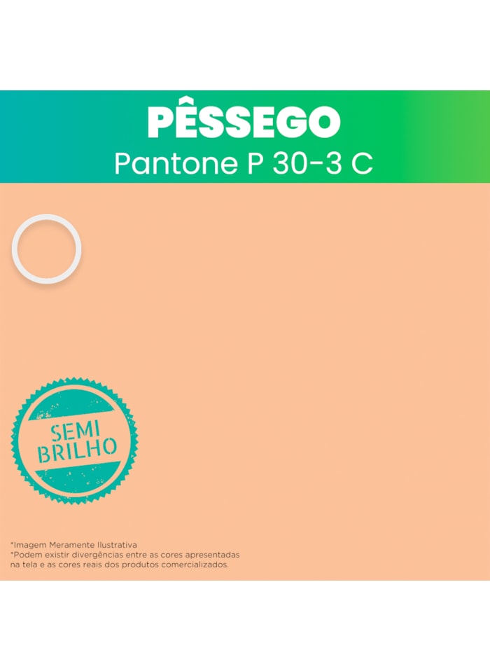 Smart Color Finish, 18L Pêssego Semi-Brilho  - Alta Cobertura e Flexibilidade, Permeável ao vapor