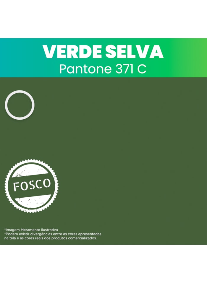 Smart Color Finish, 18L Verde Selva Fosco - Alta Flexibilidade, Baixo VOC, Uso Interno e Externo