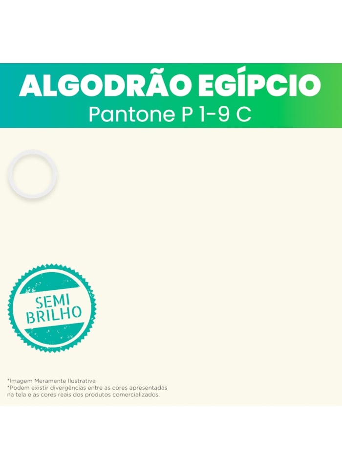 Smart Color Finish, 3,6L Algodão Egípcio Semi-Brilho - Alta Resistência e Flexibilidade, Uso Interno e Externo