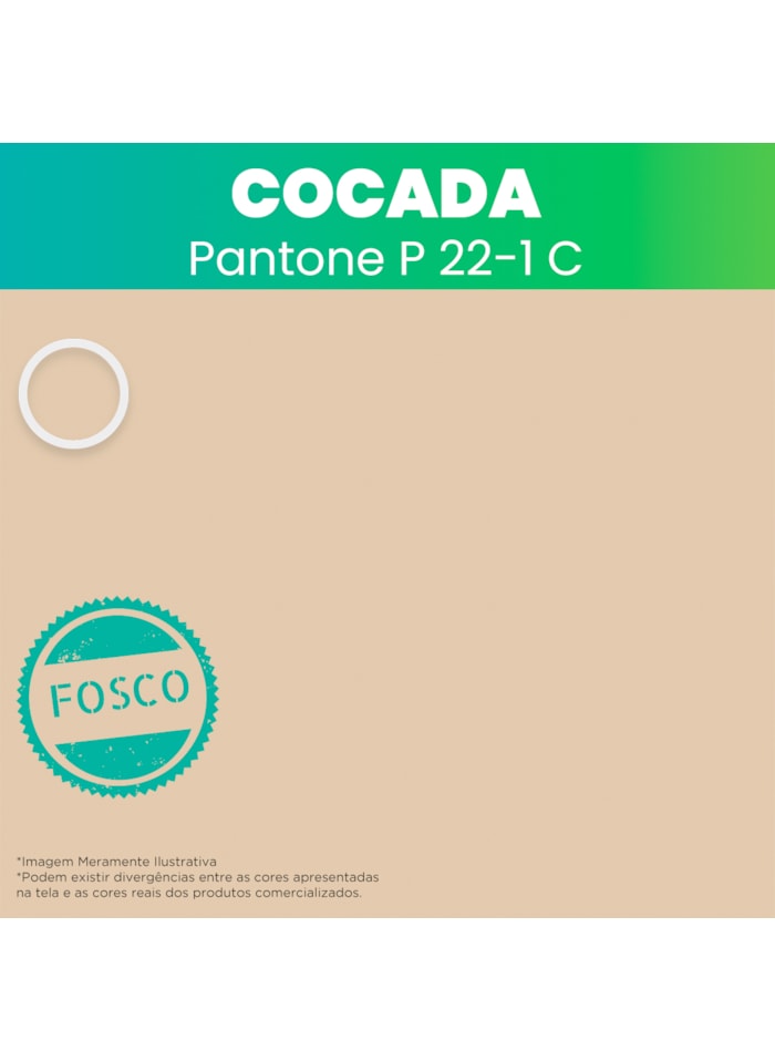 Smart Color Finish, 3,6L Cocada Fosco - Resistência à sujidade, Permeável ao Valor, Baixo VOC