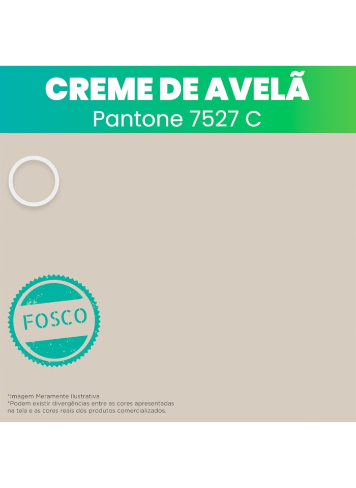 Smart Color Finish, 3,6L Creme de Avelã Fosco - Resistência à sujidade, Permeável ao Valor, Baixo VOC