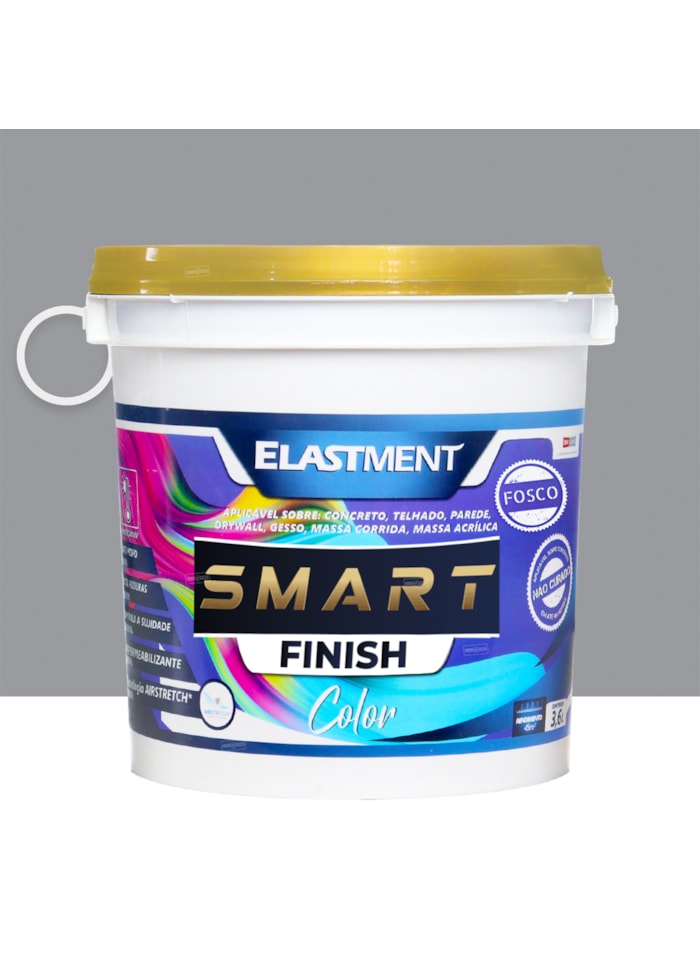 Smart Color Finish, 3,6L Elefante Fosco - Resistência à sujidade, Permeável ao Valor, Baixo VOC