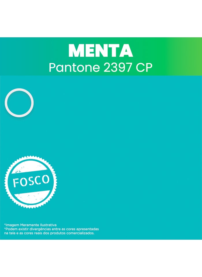 Smart Color Finish, 3,6L Menta Fosco - Resistência à sujidade, Permeável ao Valor, Baixo VOC