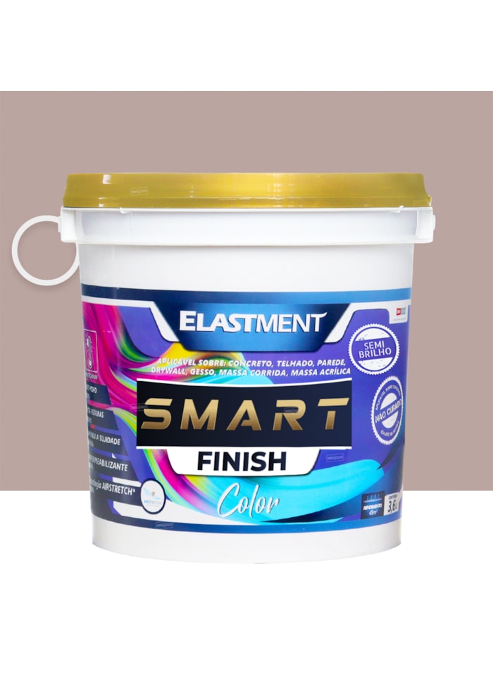 Smart Color Finish, 3,6L Mesa de Bar Semi-Brilho - Alta Resistência e Flexibilidade, Uso Interno e Externo