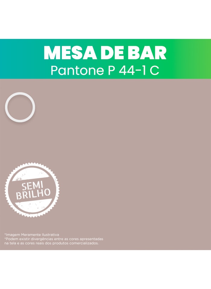 Smart Color Finish, 3,6L Mesa de Bar Semi-Brilho - Alta Resistência e Flexibilidade, Uso Interno e Externo