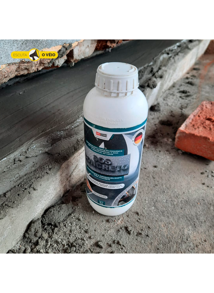 SOS Concreto Drylevis, 1L – Proteção Duradoura Contra Umidade e Corrosão
