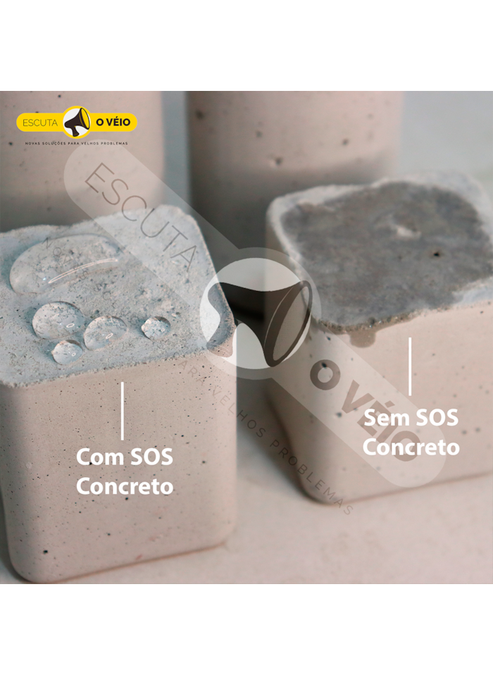 SOS Concreto Drylevis, 200ml – Proteção Duradoura Contra Umidade e Corrosão