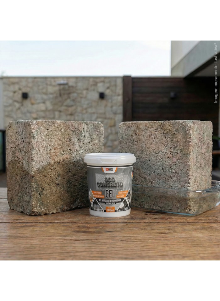 SOS Concreto Gel Dry Levis, 900ML - Gel Impregnante Hidrofugante