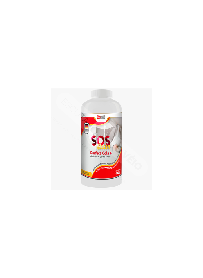SOS Gesso Aditivo Funcional Liso Perfect  Cola Mais  640g