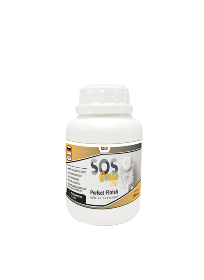 SOS Gesso Retardante de Pega Liso Perfect Finish  250 ml