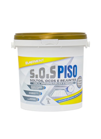 SOS Piso Elastment, 1L - Adesivo de Reparo para Pisos