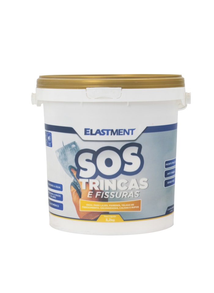 SOS Trincas e Fissuras 3,2KG Branco