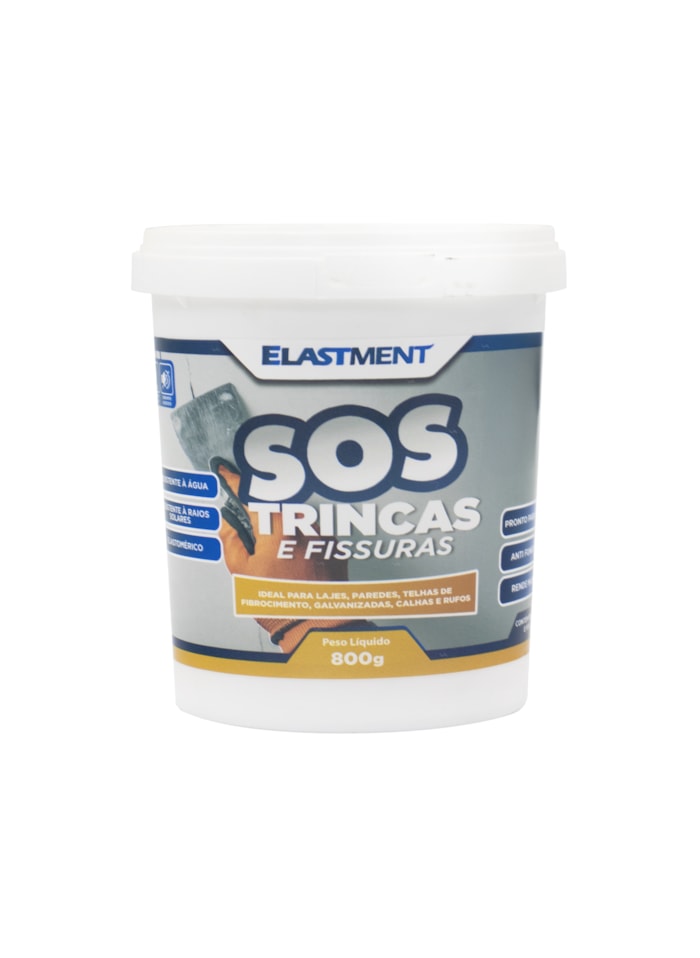SOS Trincas e Fissuras 800G Branco