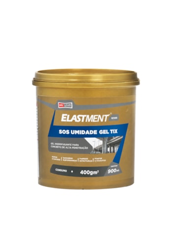 SOS Umidade Gel TIX, 900ML - Hidrofugante para Concreto Elastment