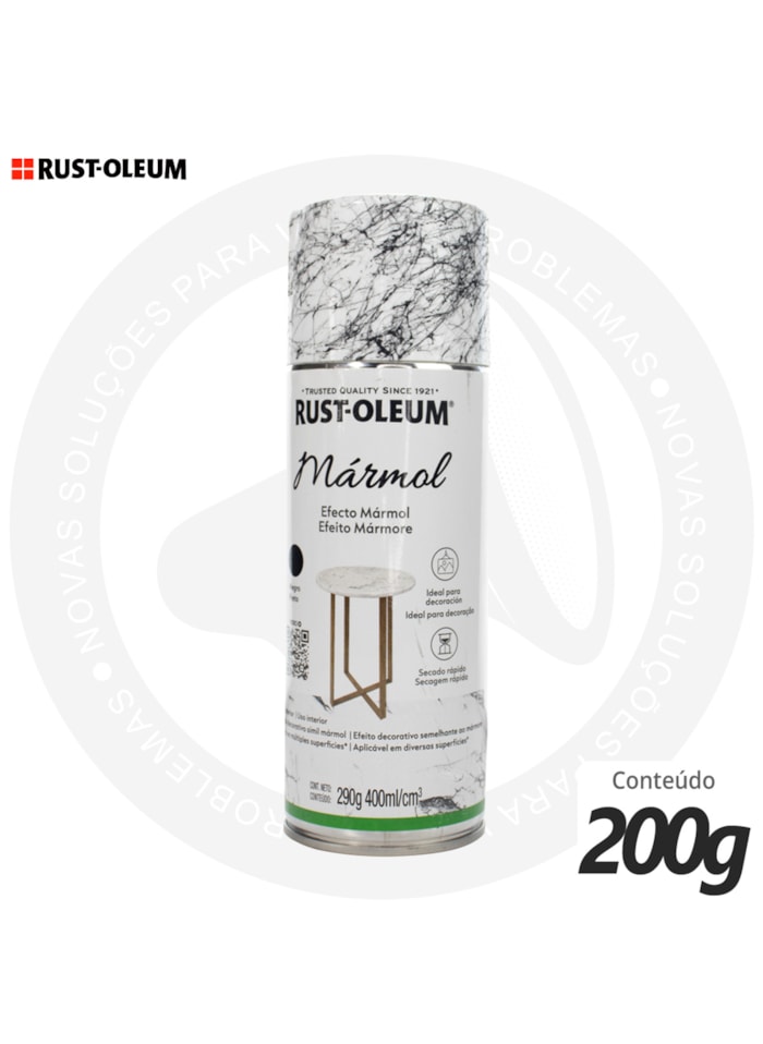 Spray Efeito Mármore - Linhas Pretas 290G Rust-Oleum