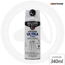 Spray Ultra 5 em 1 Brilhante Branco 340g - Rust Oleum