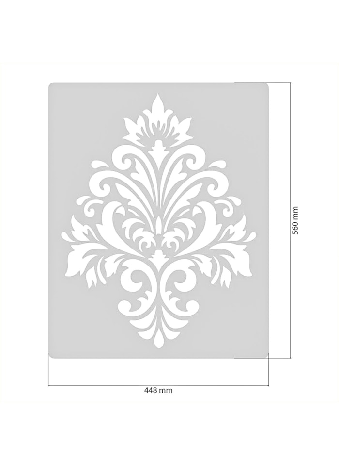 Stencil Adamascado Ekaterina para Massas 44x55cm 1mm
