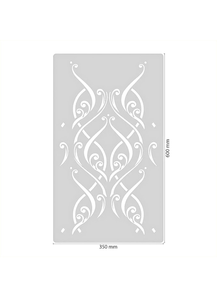 Stencil Adamascado Elena para Massas 35x60cm 1mm