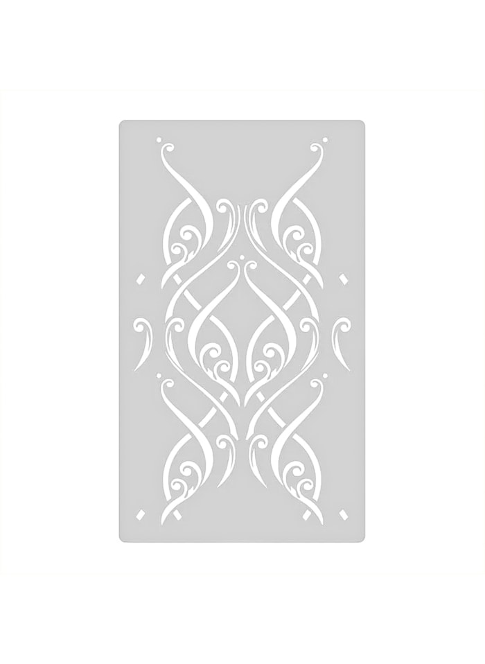 Stencil Adamascado Elena para Massas 35x60cm 1mm