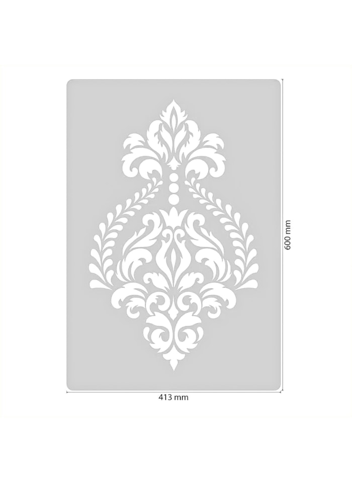 Stencil Adamascado Milana para Massas 40x60cm 1mm