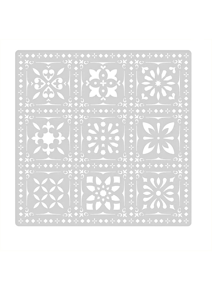 Stencil Ladrilho Kristina para Massas 45x45cm 1mm