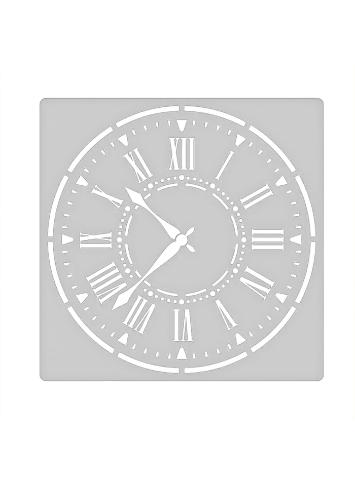 Stencil Relógio para Massas 45x45cm 1mm