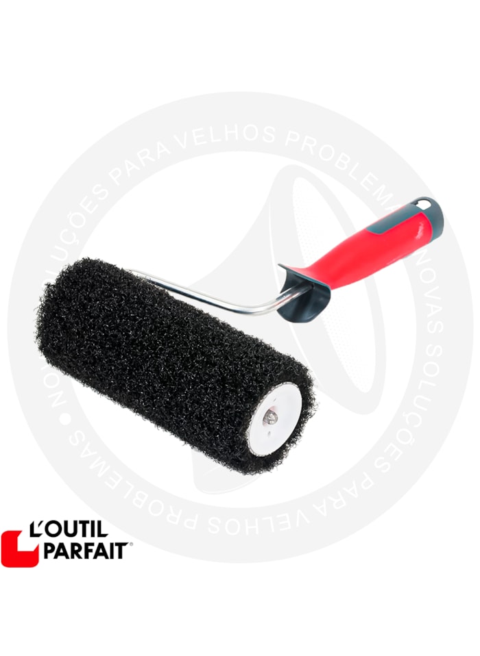 Suporte e Rolo Para Massa Rolada Leve Drywall e Massa Corrida 250mm - L'outil Parfait