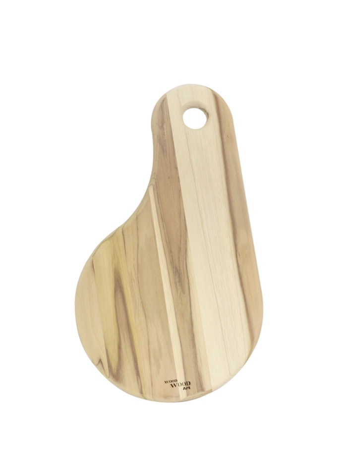 Tabua de Madeira Crua - Formato de Pera 39,5x23cmv