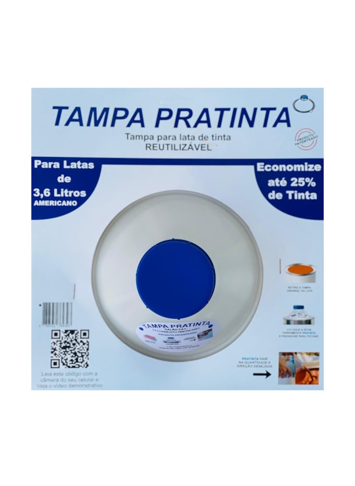 Tampa para tinta 3,6L  Americano Pratinta