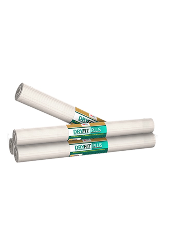 Tela de Fibra de Vidro Dryfit Plus Branco 1M X 50M